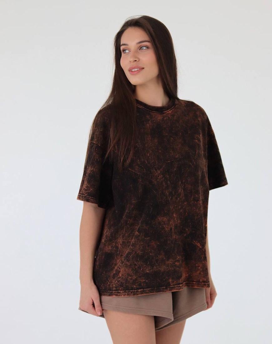 Футболка Black Washed жіноча MAXAVI чорна M