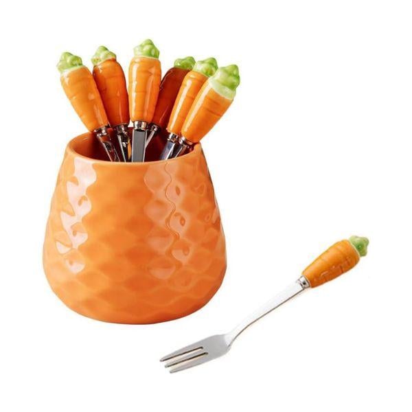 Набір виделочок з підставкою Фрутті Orange (31209105)