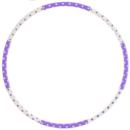 Обруч массажный OSPORT для похудения Фиолетово-белый (MS 4477)