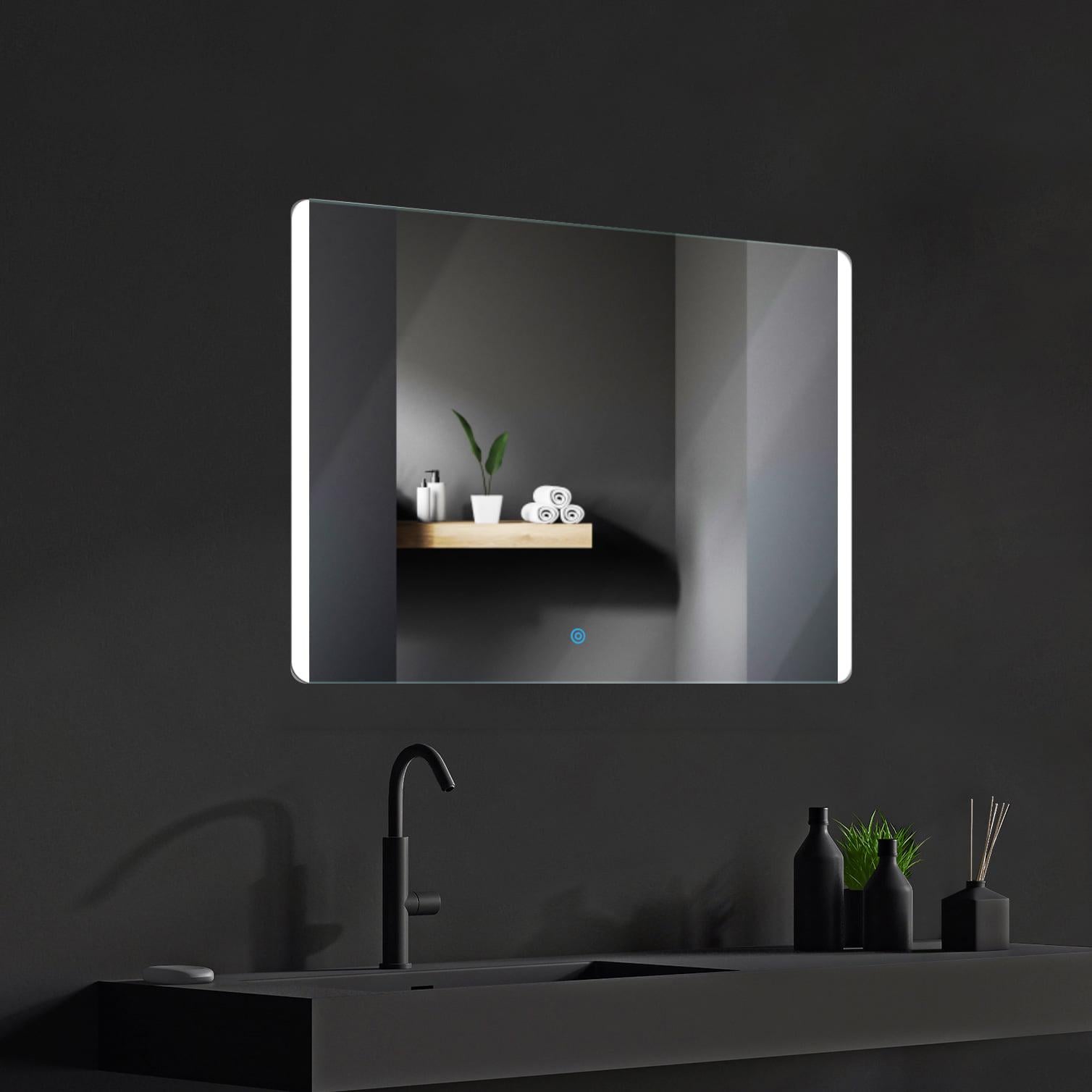 Зеркало Dim Dzerkal BAMO с LED-подсветкой и сенсорным управлением 90х70 см (10220)