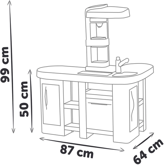 Кухня детская интерактивная Smoby Тефаль Студио большая с духовкой и холодильником 34 аксессуара (311053) - фото 6 Кухня детская интерактивная Smoby Тефаль Студио большая с духовкой и холодильником 34 аксессуара (311053) - фото 6