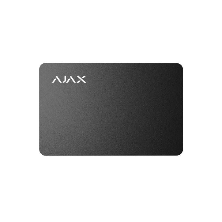 Картка для управління охоронною системою Ajax Pass 3 шт. Black (2890075929)