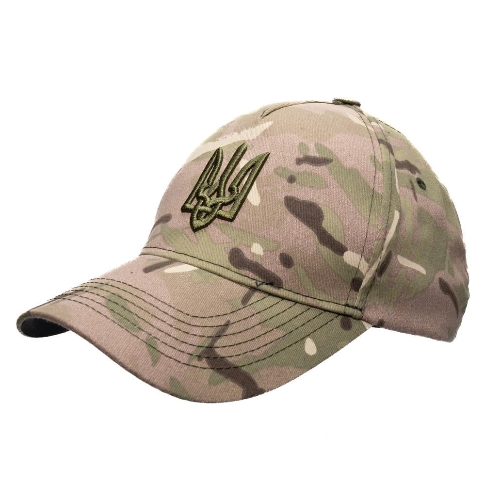 Кепка Lirus LK20 с гербом хлопковая украинская атрибутика на регуляторе L 57-58 см Мультикам (151288) - фото 1 Кепка Lirus LK20 с гербом хлопковая украинская атрибутика на регуляторе L 57-58 см Мультикам (151288) - фото 1