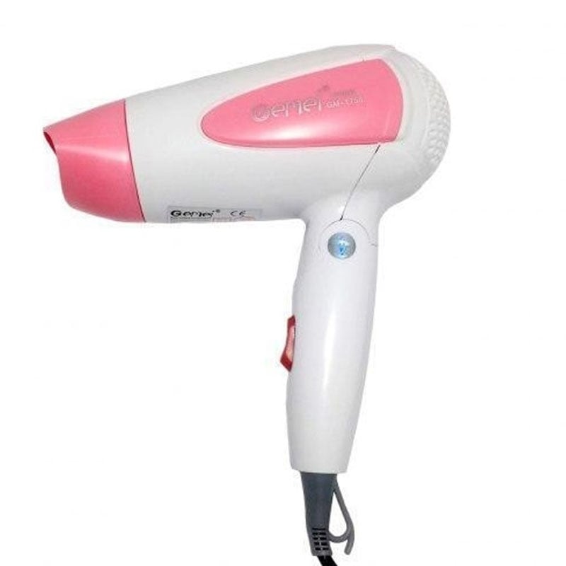 Фен для волос Gemei GM-1756 складной 1200W Pink (tf7002) - фото 5