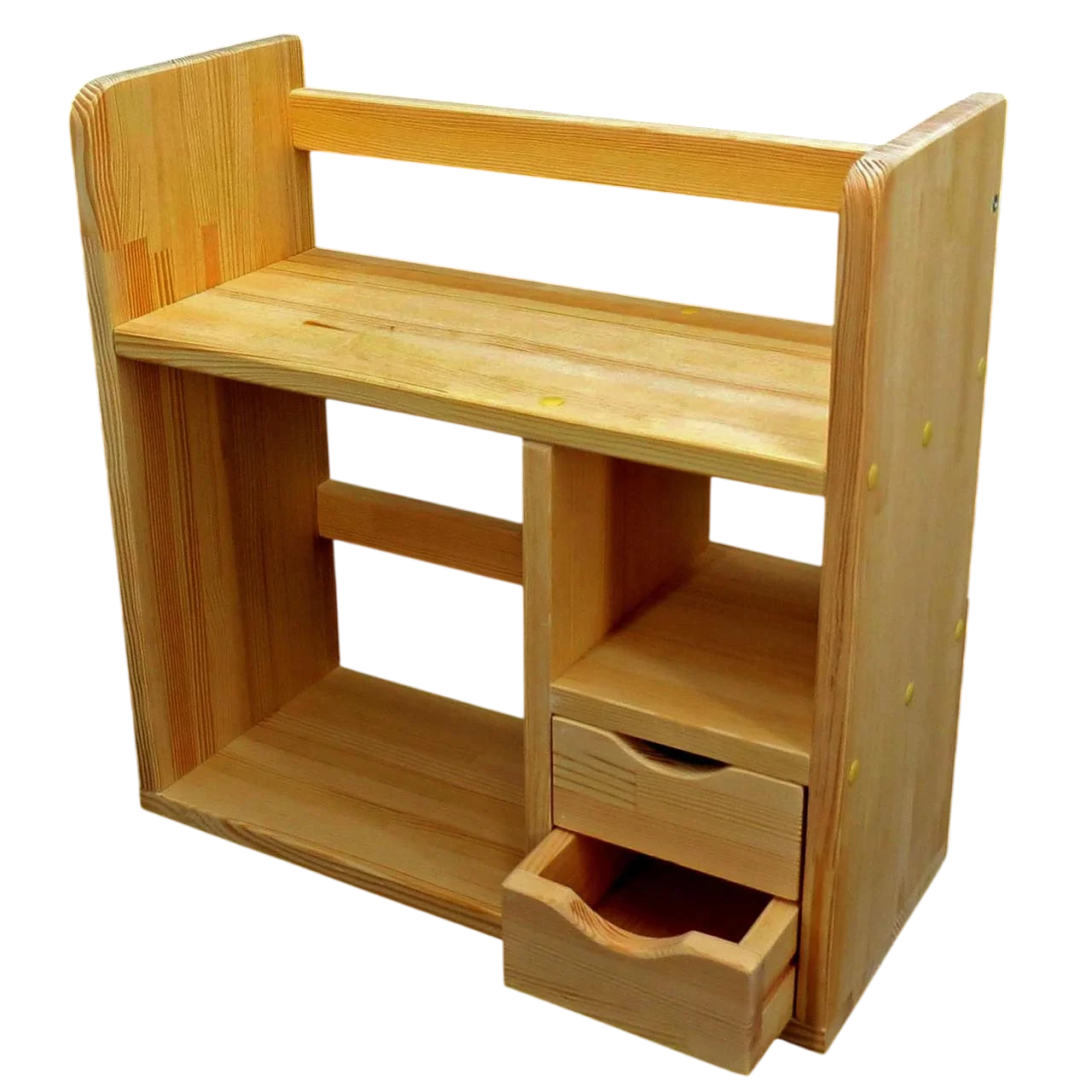 Полка-надстройка настольная из дерева Фуари карри (АКД-012703)