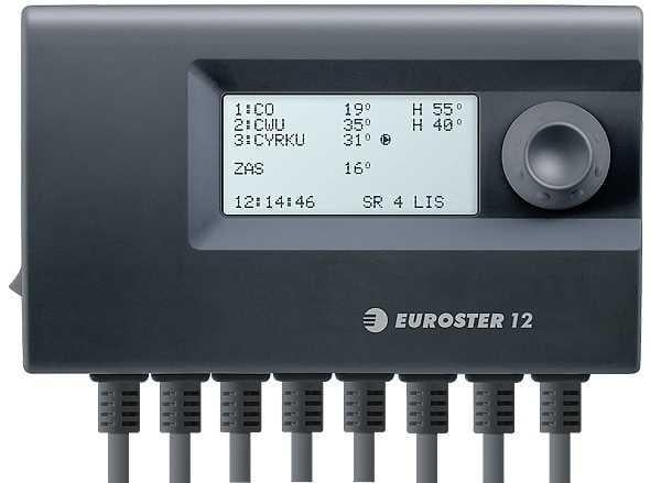 Автоматика для твердопаливних котлів Euroster 12 (28414430)