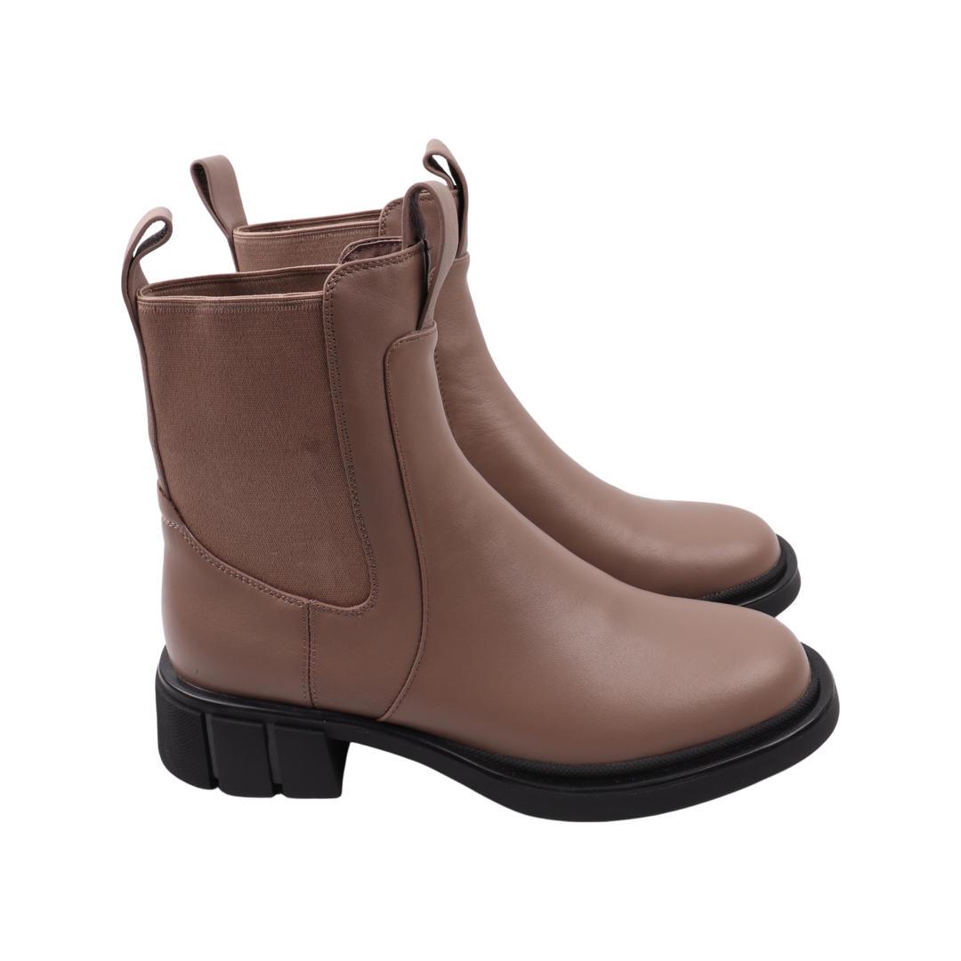 Ботинки женские Molka из кожи р. 38 Капучиновый (205-22DHC)