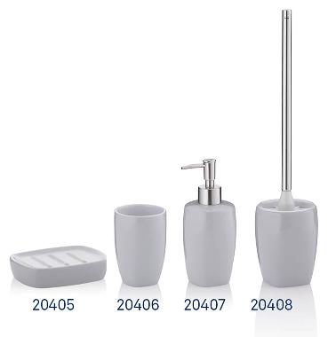 Дозатор для жидкого мыла Kela Landora 400 мл Серый (20407) - фото 4 Дозатор для жидкого мыла Kela Landora 400 мл Серый (20407) - фото 4