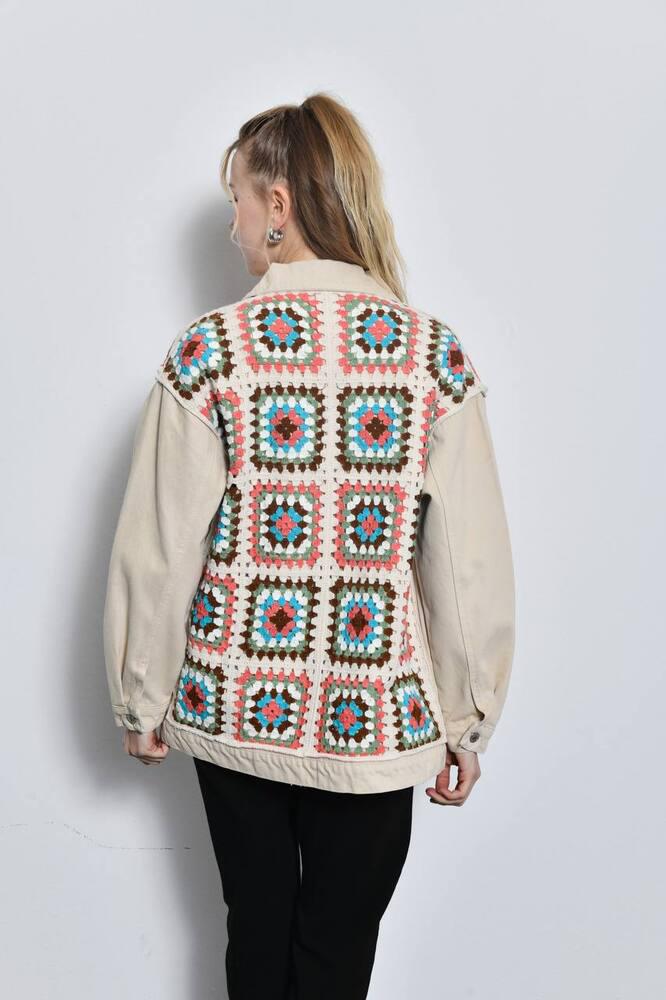 Пиджак Veto Jeans VT2369x65 женский S Бежевый (187995) - фото 4