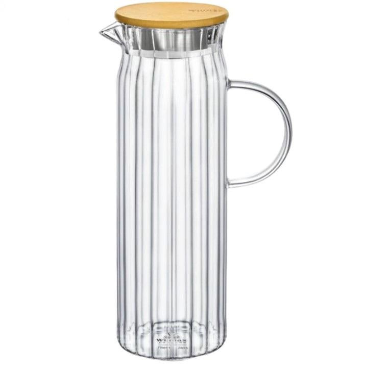 Кувшин Wilmax Thermo Segment стеклянный с бамбуковой крышкой 1500 мл (1799b93f)