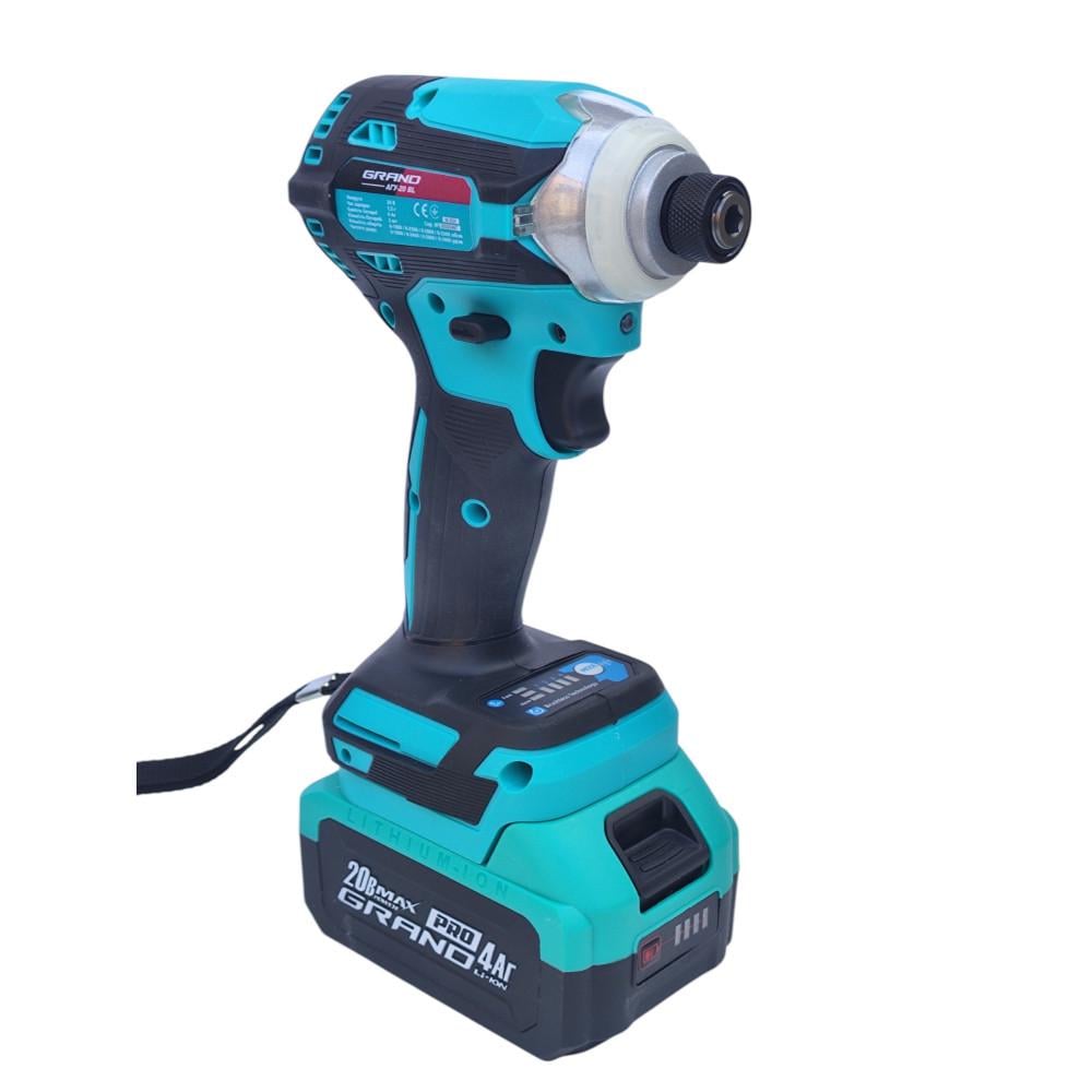 Гайковерт акумуляторний ударний Grand АГУ-20 BL - фото 11 Гайковерт акумуляторний ударний Grand АГУ-20 BL - фото 11