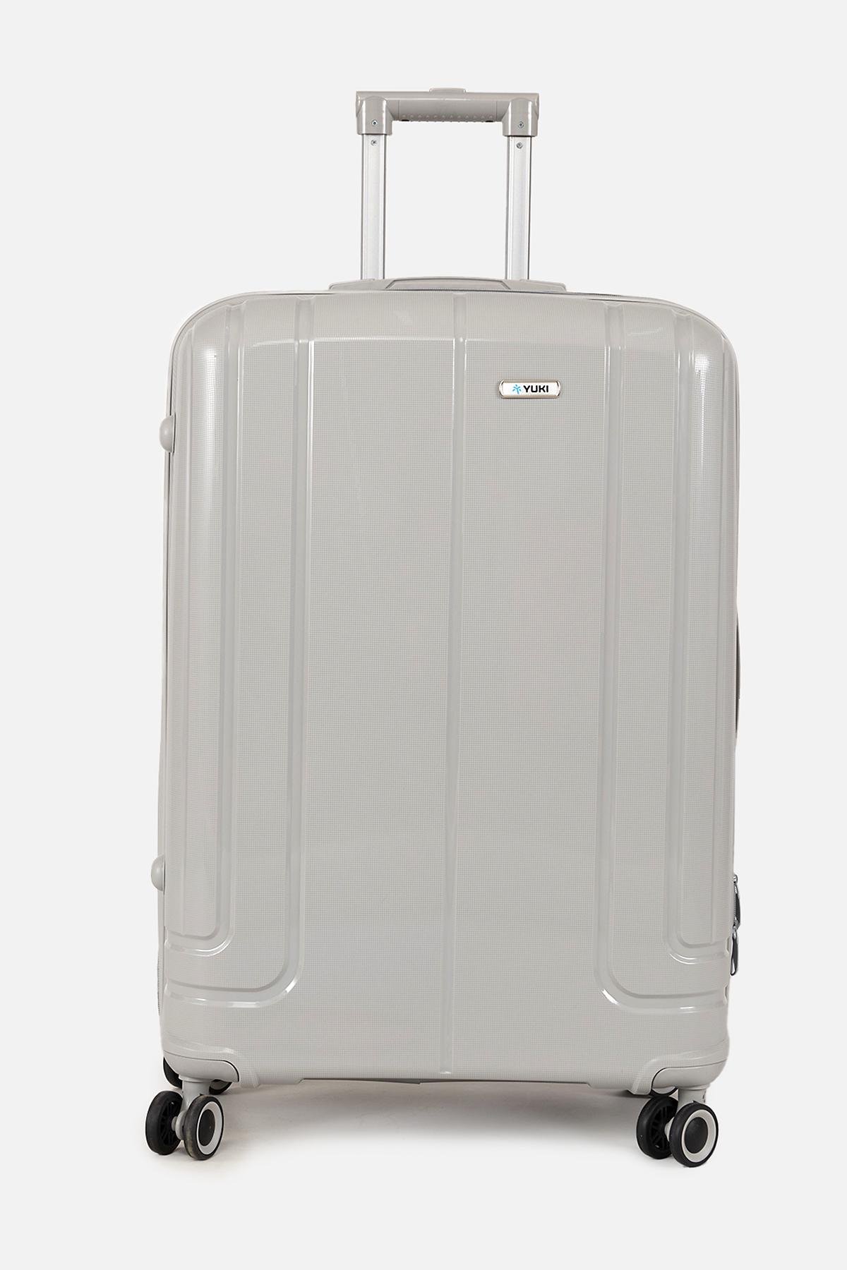 Чемодан женский L Серый (ЦБ-00249996)