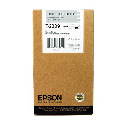 Картридж Epson Li.Li.Bl для принтеров SP-7880/9880 C13T603900 Light Black (610574)