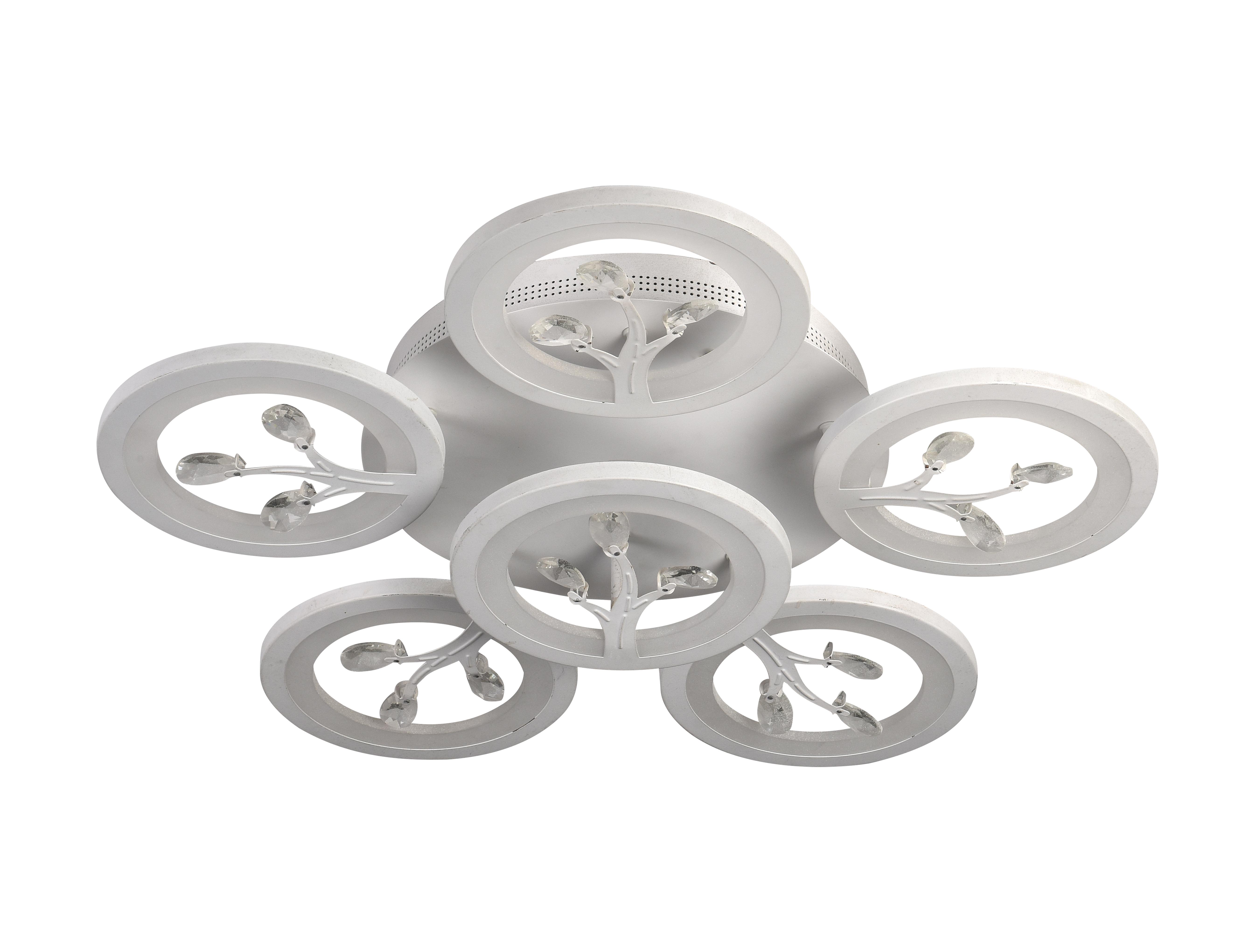 Люстра светодиодная Sirius 6171-6 WT 62W акриловая