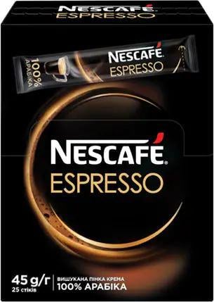 Кава розчинна Nescafe Espresso в стіках 25 шт. 1,8 г