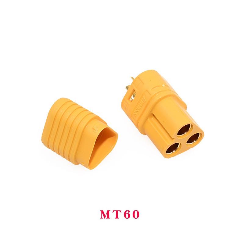 Роз'єм MT60-M для авіамоделей трифазний триконтактний підключення двигуна мама-тато (2525531081) - фото 4 Роз'єм MT60-M для авіамоделей трифазний триконтактний підключення двигуна мама-тато (2525531081) - фото 4