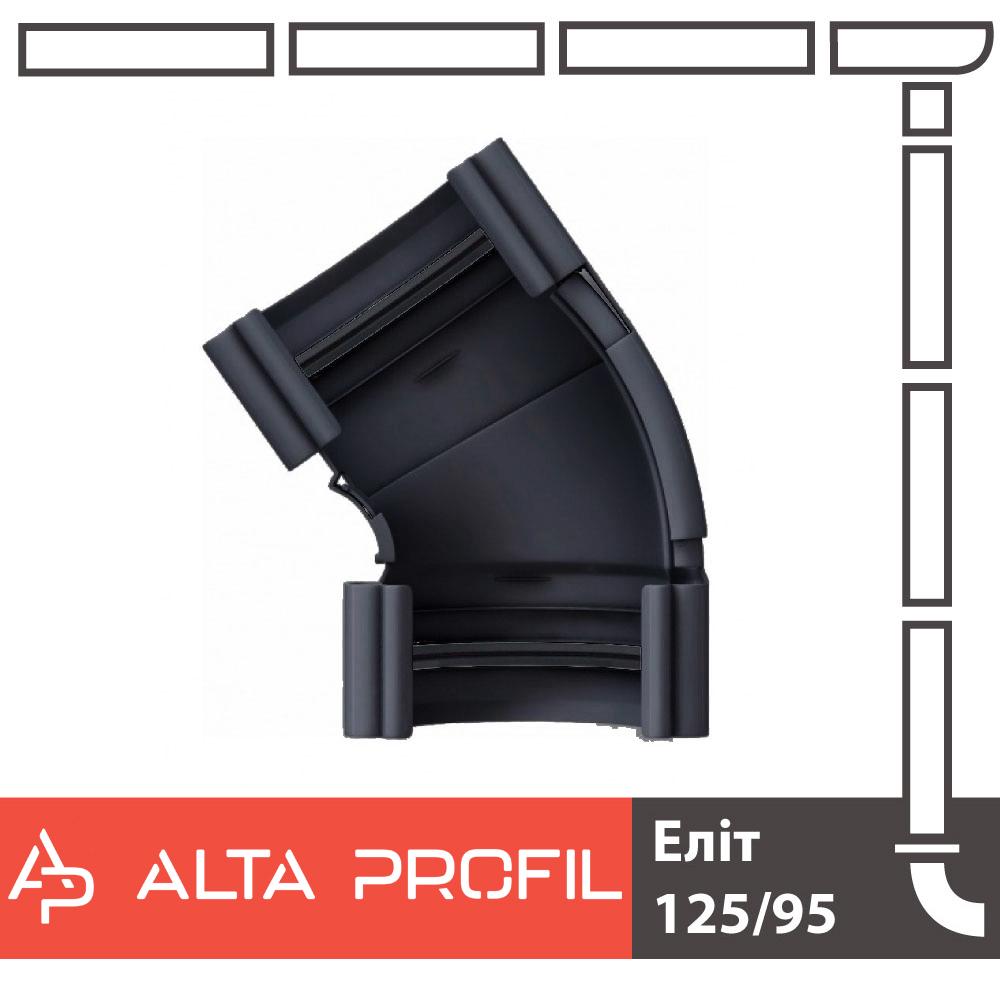 Кут ринви регульований 120-145° Alta Profil 125 система Графітовий (18170072) - фото 4