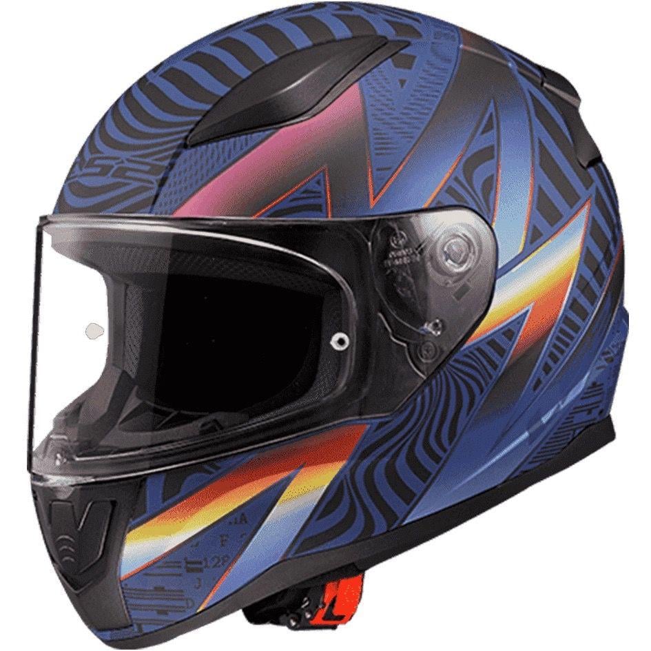 Мотошлем LS2 FF353 Rapid 2 Optik XL Matt Blue/Purple (49915)