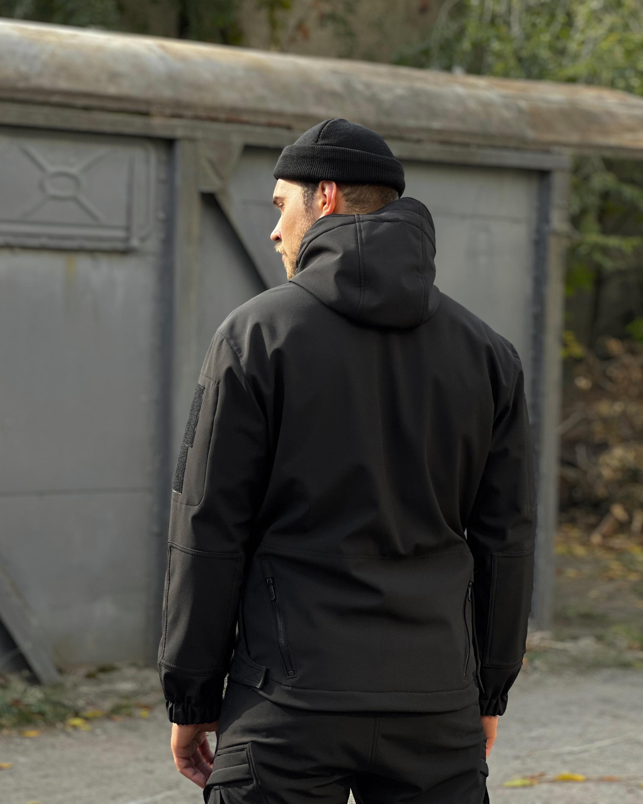 Куртка военная COOPERR Soft Shell II XS Черный (KUR-1.1.XS) - фото 5