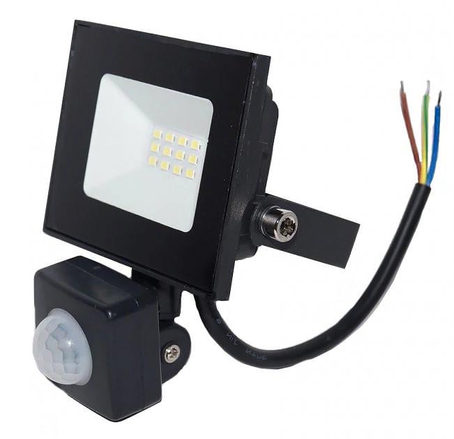 Прожектор Neomax NXS10S 10W з датчиком руху 6000К IP65 LED