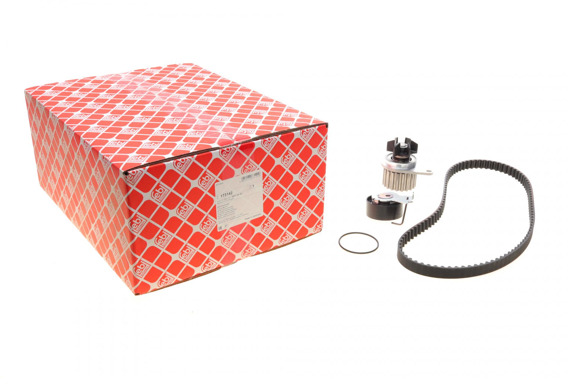 Комплект ГРМ и помпа FEBI BILSTEIN Citroen Berlingo 1.4i 96-11 104x17 (173142)