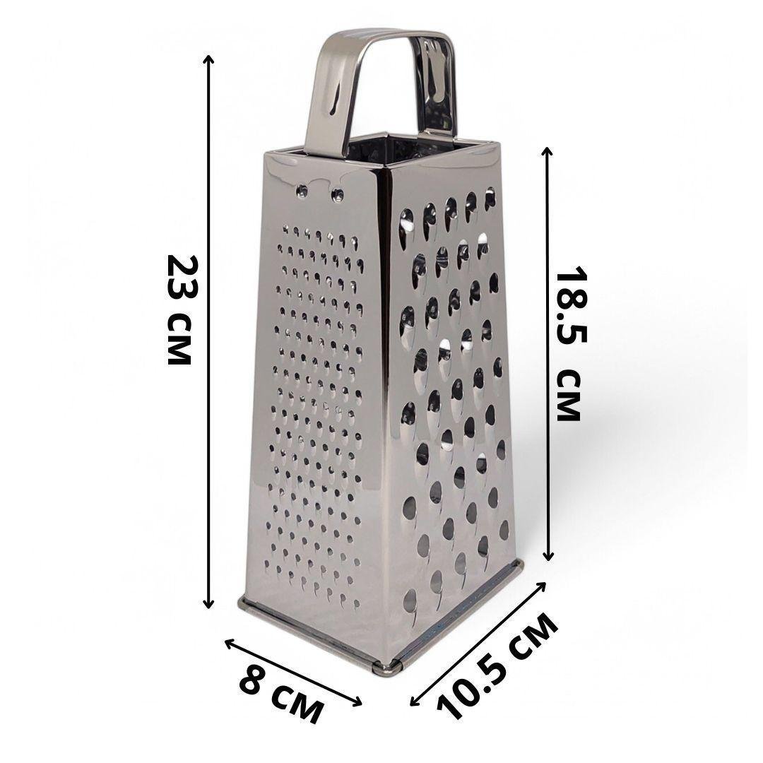 Тертка кухонна чотиристороння A-Plus GR1205 Grater 9" Піраміда з нержавіючої сталі (205446) - фото 4 Тертка кухонна чотиристороння A-Plus GR1205 Grater 9" Піраміда з нержавіючої сталі (205446) - фото 4