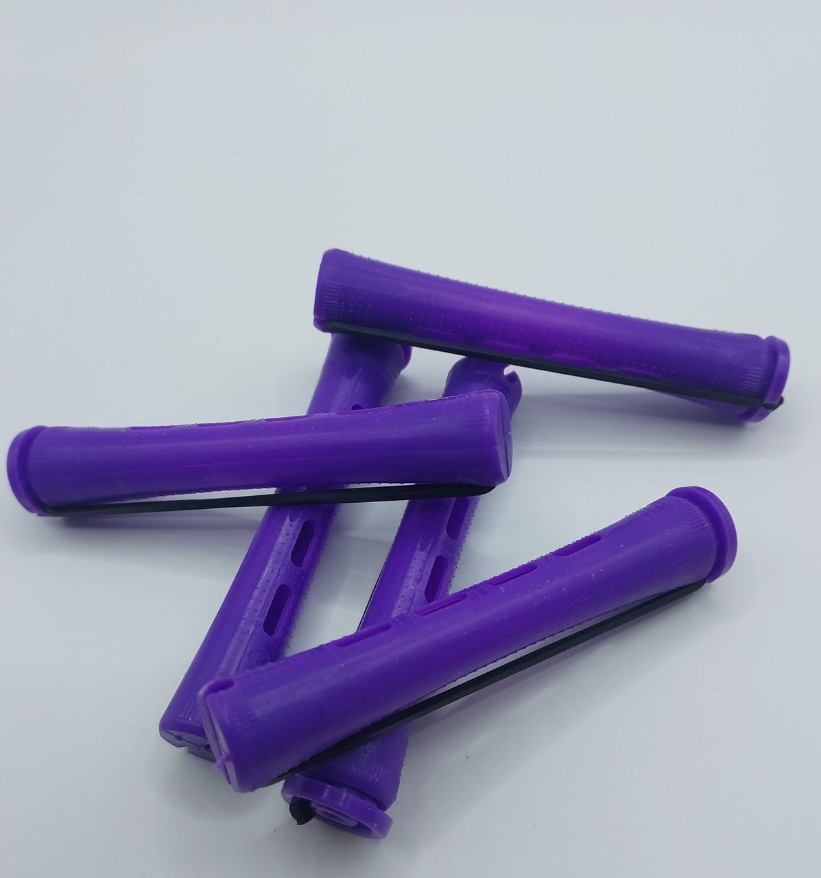 Бигуди-коклюши для завивки волос ДенІС professional термопластик с резинкой 12х81 мм 10 шт. Цветные (2096407786)