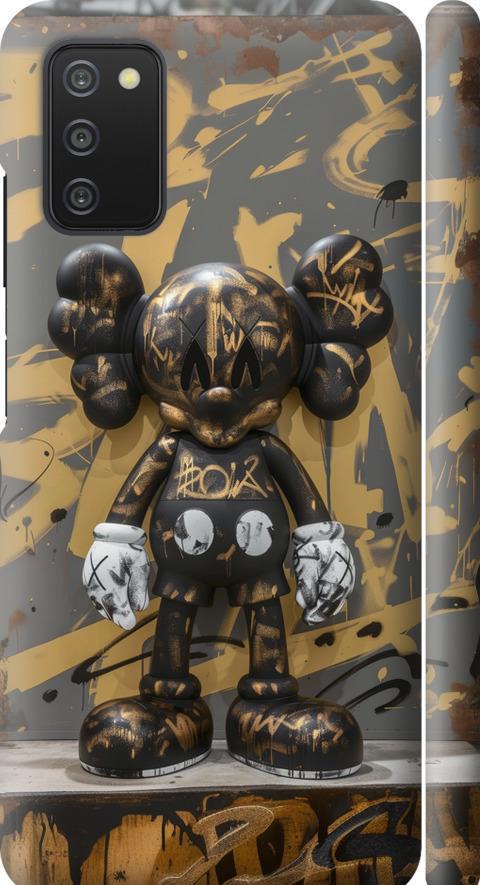 Чехол на Samsung Galaxy A03s A037F Bronze kaws (6097m-2381-42517)
