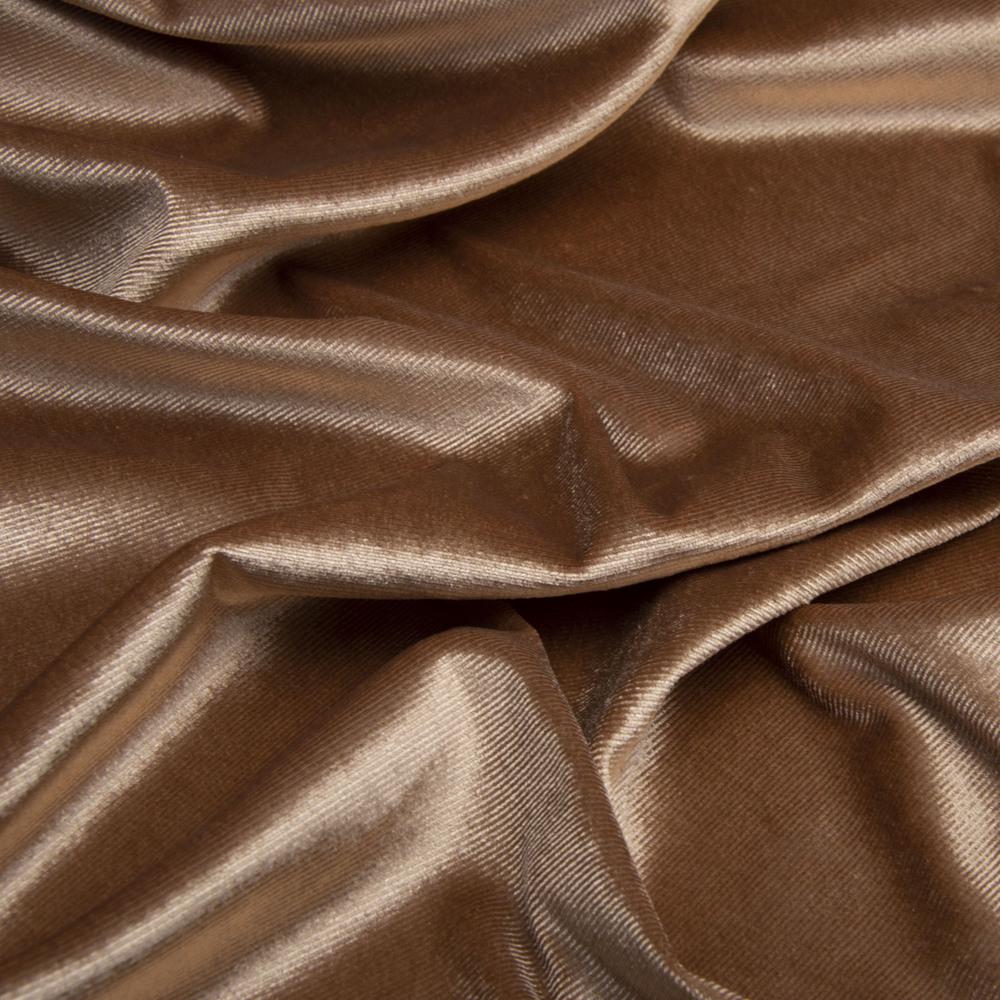 Ткань велюр однотонный золото