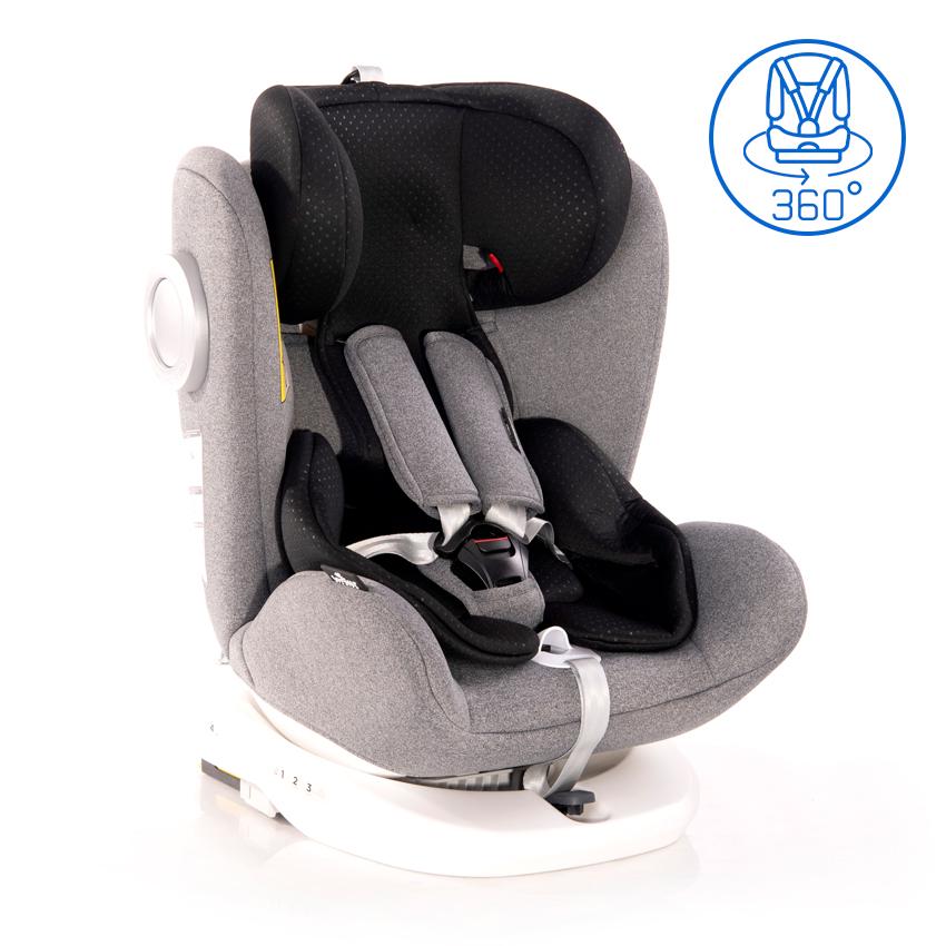 Автокрісло-ребордер Lusso SPS isofix 0-36 кг Grey (28843279) - фото 11 Автокрісло-ребордер Lusso SPS isofix 0-36 кг Grey (28843279) - фото 11