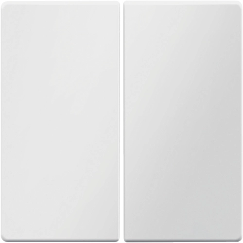 Панель лицевая Berker Q.1 /Q.3/Q.7 для двойного выключателя Полярная белизна (16236089)