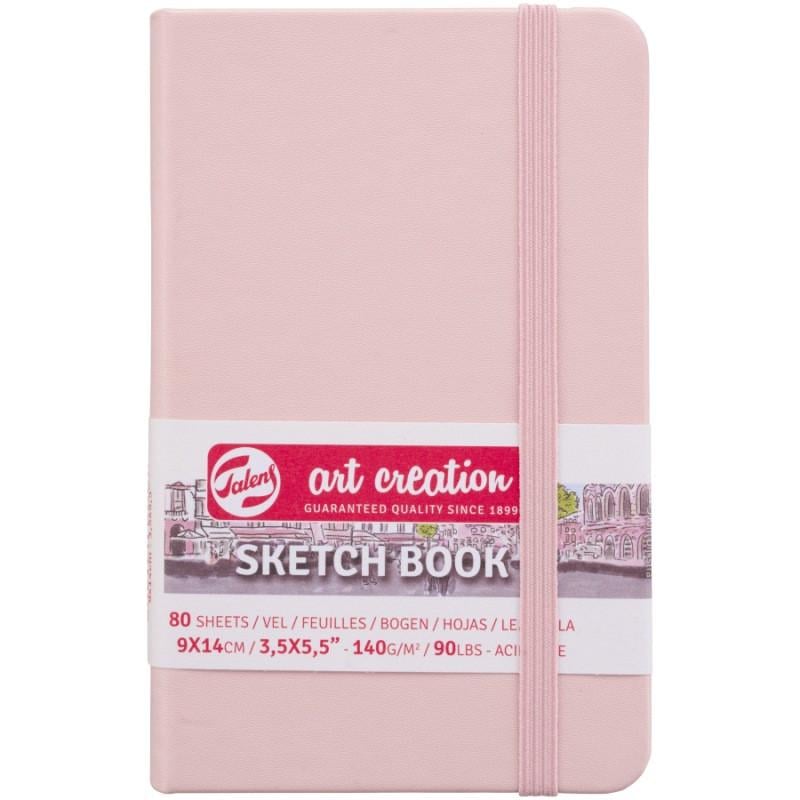 Альбом для графики Royal Talens Art Creation твердый переплет 140 г/кв. м 80 л. 9x14 см Pastel Pink (9314011M)