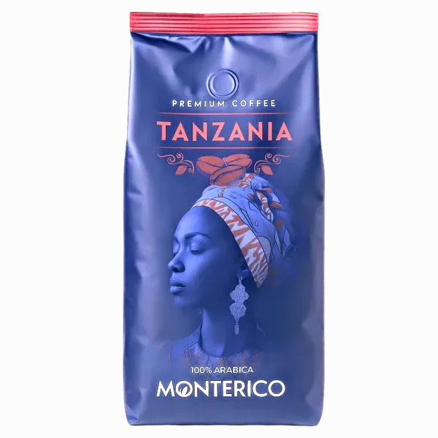 Кава зернах Monterico Tanzania 100% 1 кг