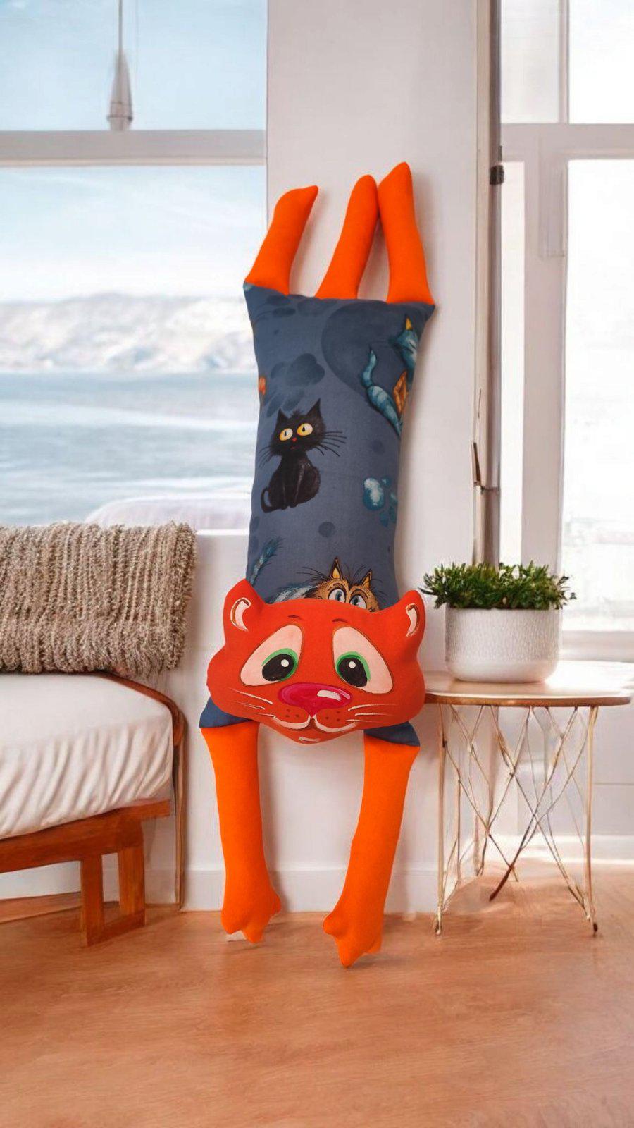 Подушка валик диванна Кіт в котах (26971251)