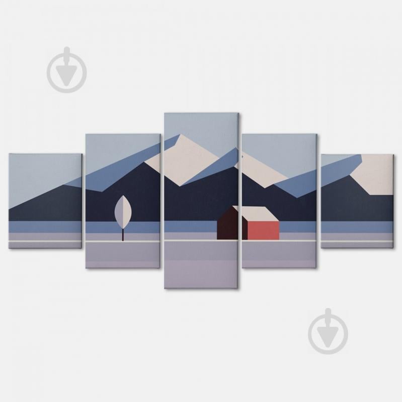 Модульная картина из пяти частей Malevich Store 162x80 см Аляска (MK53605)
