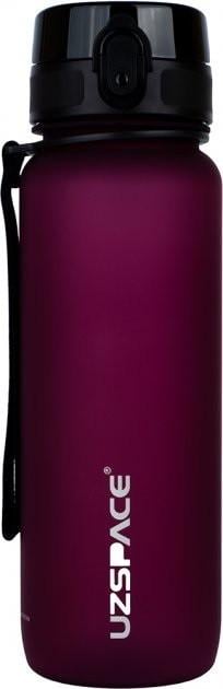 Бутылка для воды Uzspace Frosted 3053 800 мл, бордовая