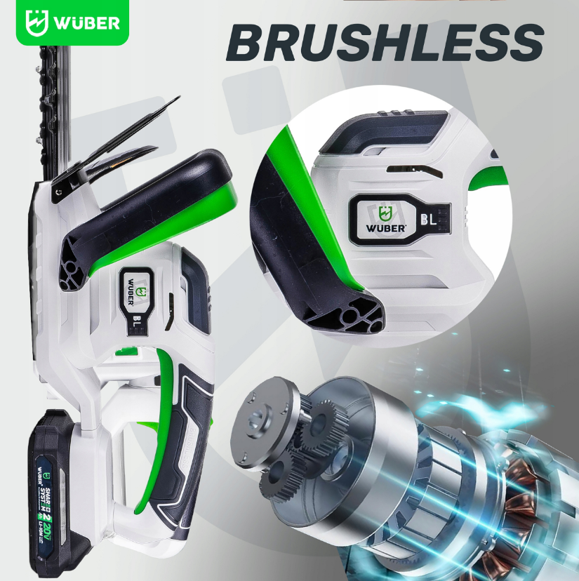 Кусторез аккумуляторный 51 см/аккумулятор 20В 2Ач Wuber - фото 7 Кусторез аккумуляторный 51 см/аккумулятор 20В 2Ач Wuber - фото 7