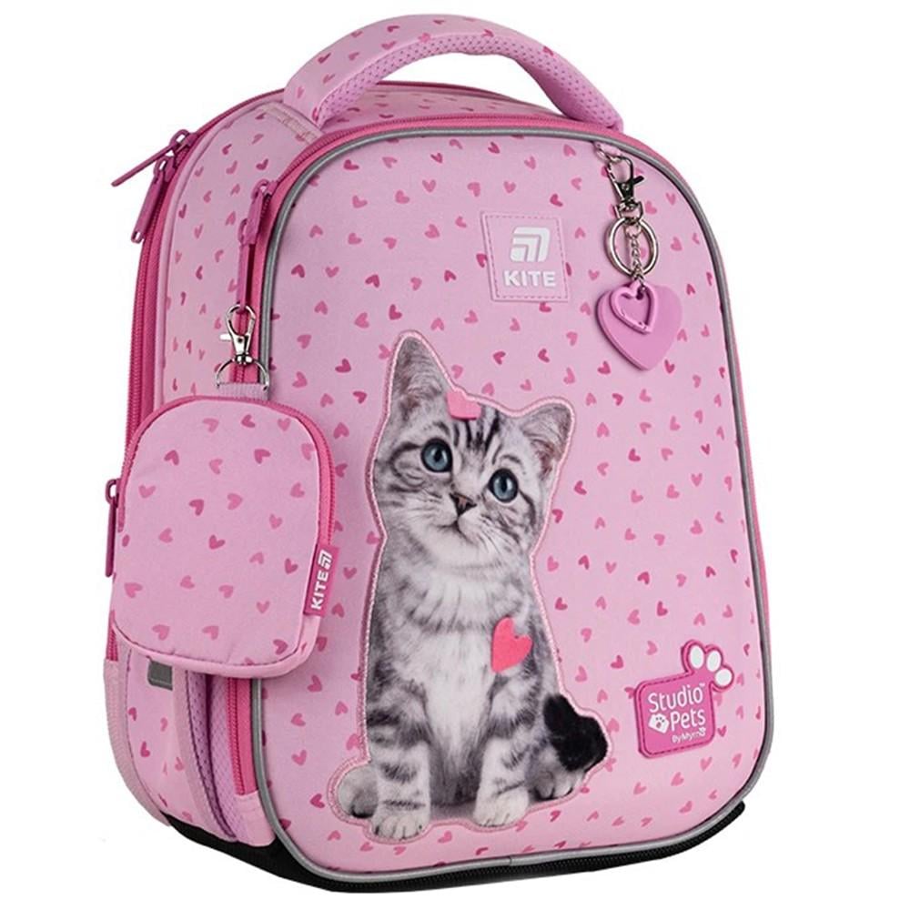Школьный рюкзак каркасный KITE Education Studio Pets (SP25-555S-1)