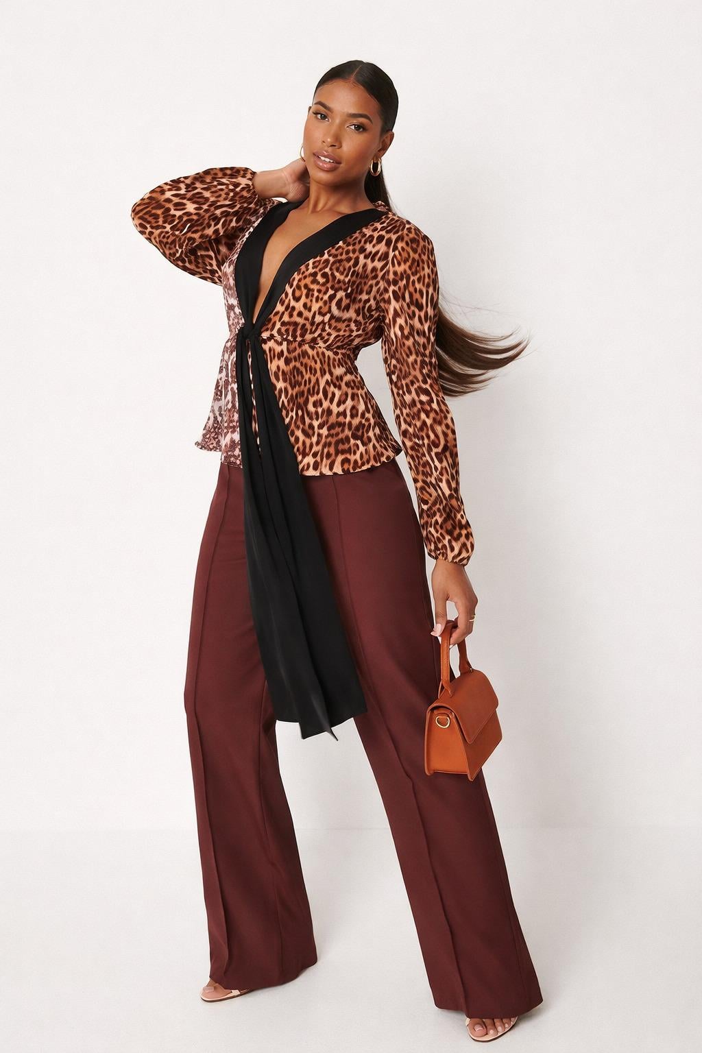 Сорочка Missguided р. 36 Леопард (WXTW631932)