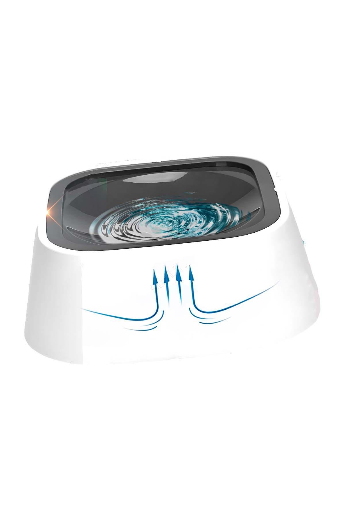 Поїлка непроливайка для собак та кішок диском MAGIC BOWL 1,5 л Білий (29670076)