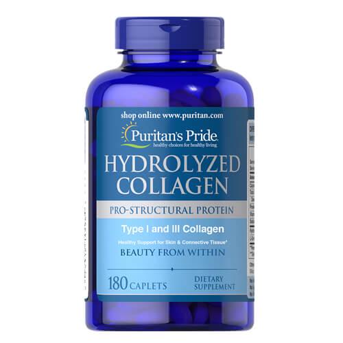Коллаген Puritan's Pride Hydrolyzed Collagen 1000 мг 180 tab (04596)