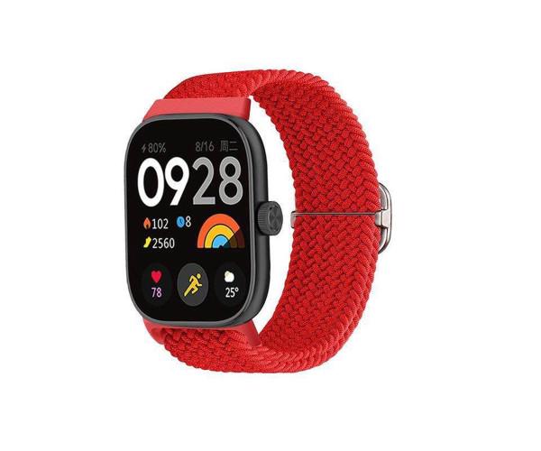 Ремешок Textile Elastic для Xiaomi Smart Band 9 Pro Красный
