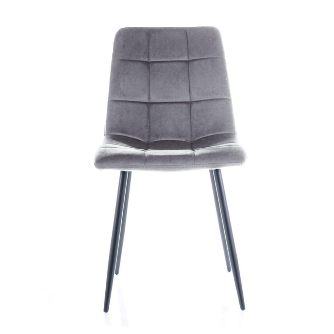 Стул Intarsio Mia Черный/Серый - фото 3