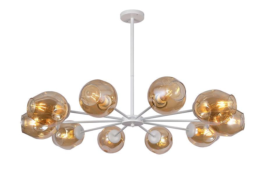 Люстра Levistella 7526039-10 WH+BR Молекула Белый/Бронзовый (1887931665)