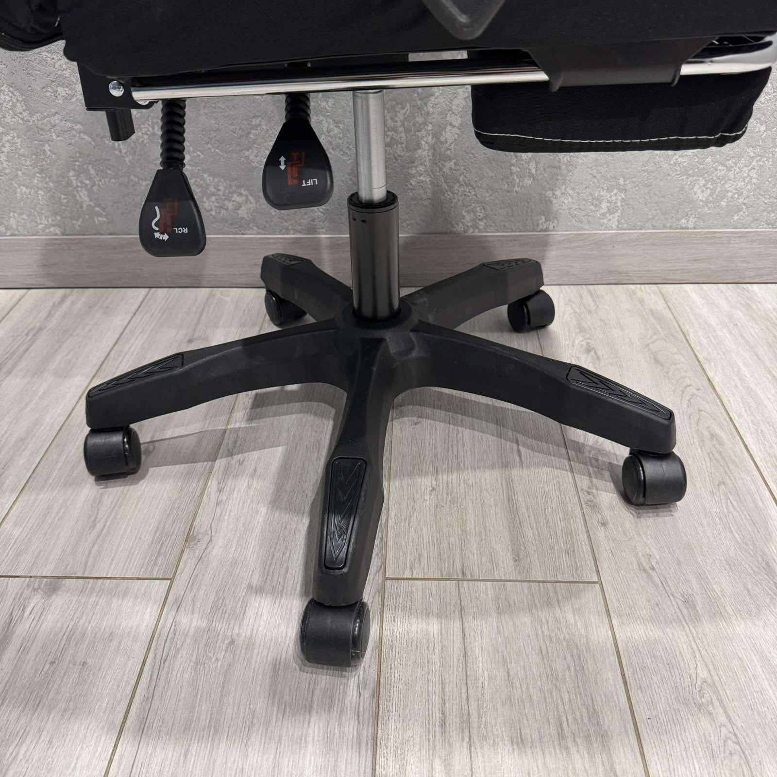 Крісло комп'ютерне тканинне EC Gaming K40 Сіро-чорний - фото 12