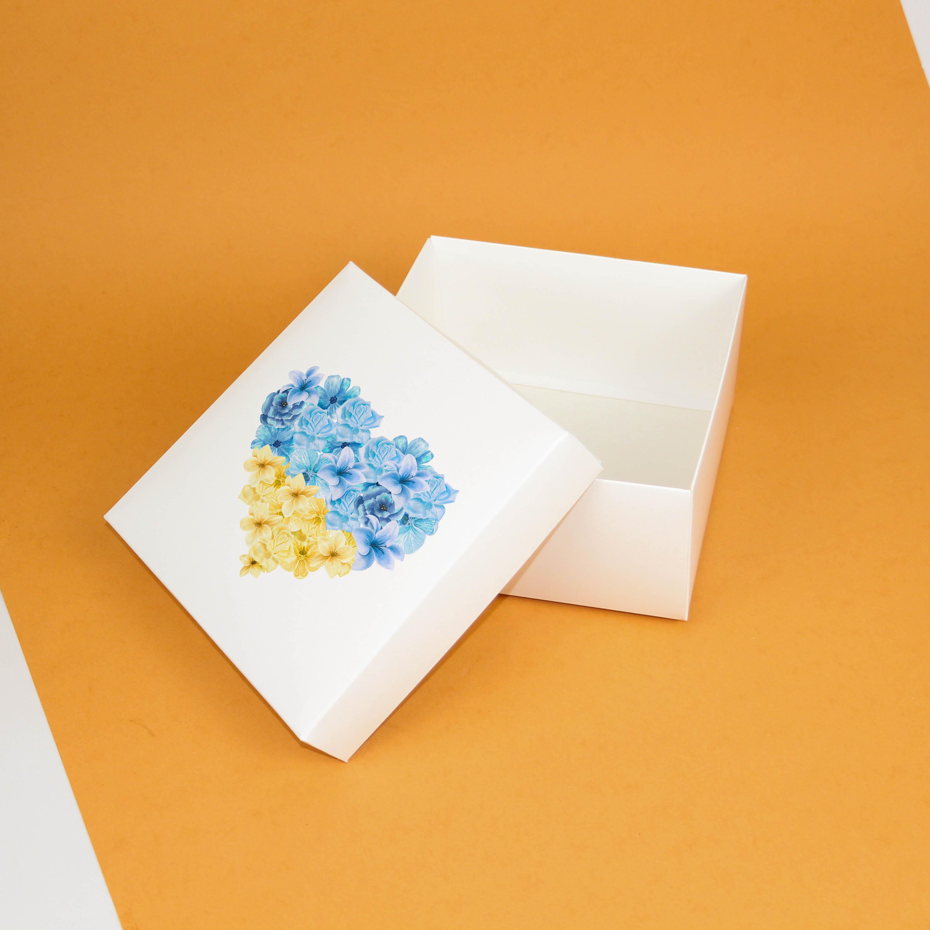 Коробка подарочная с Украиной в Сердце 195х195х97 мм 5 шт. - фото 3 Коробка подарочная с Украиной в Сердце 195х195х97 мм 5 шт. - фото 3