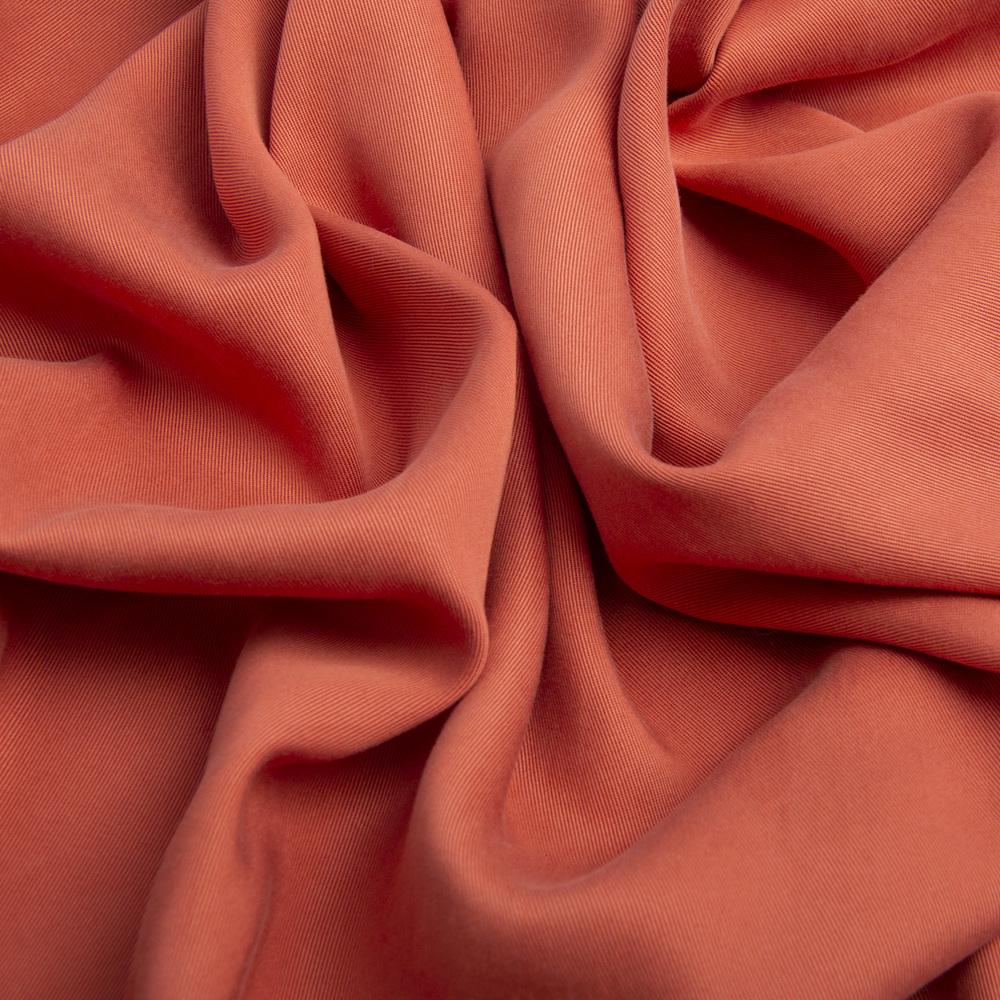 Тканина плательна штапель твіл т/корал