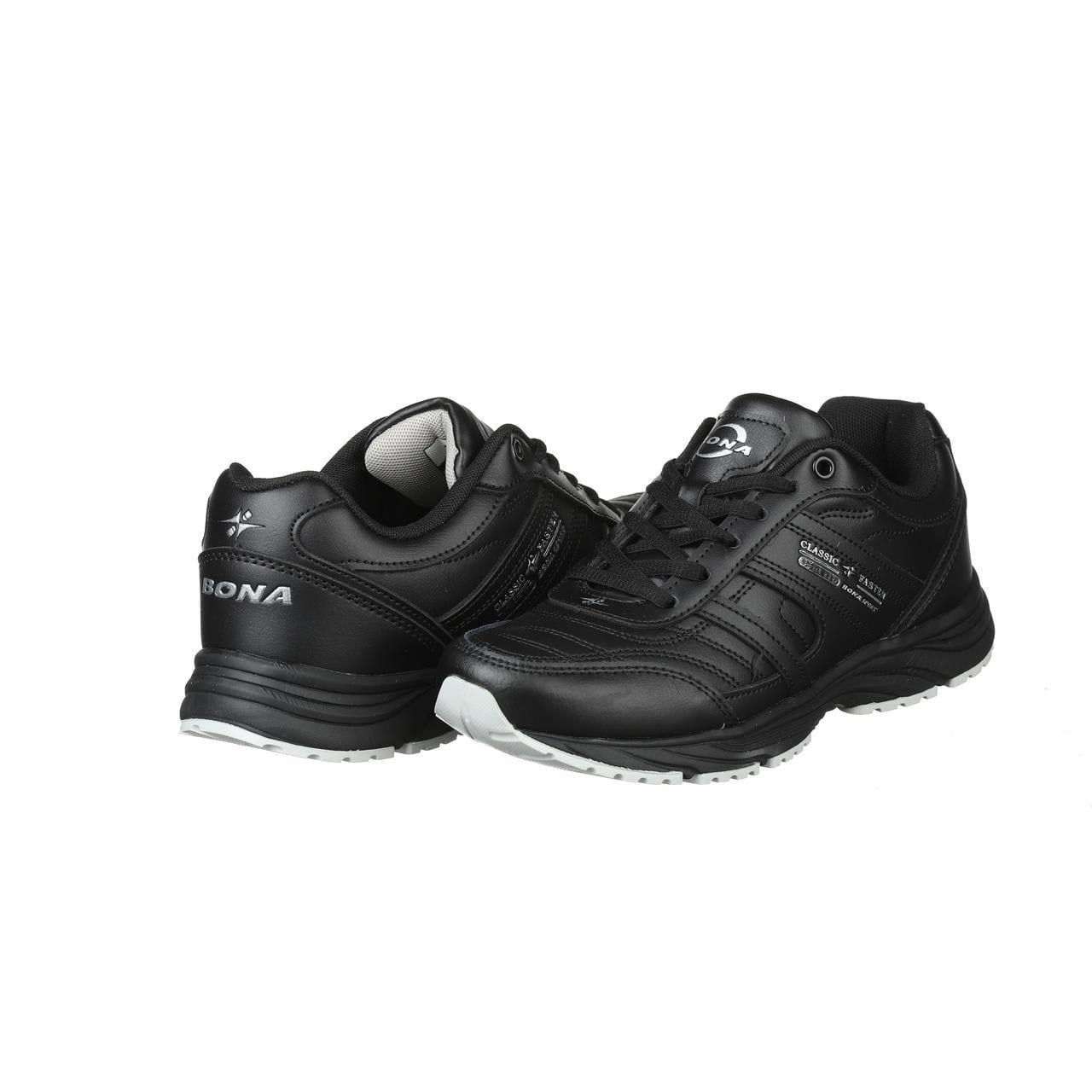 Кроссовки женские Bona 798C-2 кожаные р. 37 Черный (20402)