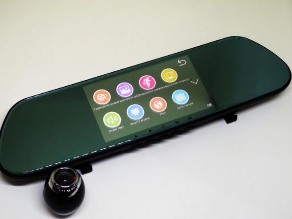 Видеорегистратор зеркало DVR V9TP Full HD 5" 3 камеры - фото 5 Видеорегистратор зеркало DVR V9TP Full HD 5" 3 камеры - фото 5