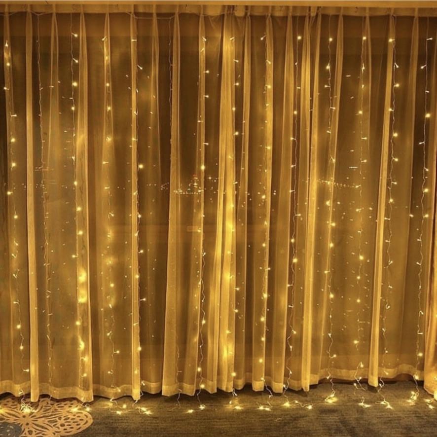 Гірлянда Alphatrade Водоспад 3x2 м 480 LED статика Прозорий/Теплий білий (120145) - фото 2 Гірлянда Alphatrade Водоспад 3x2 м 480 LED статика Прозорий/Теплий білий (120145) - фото 2